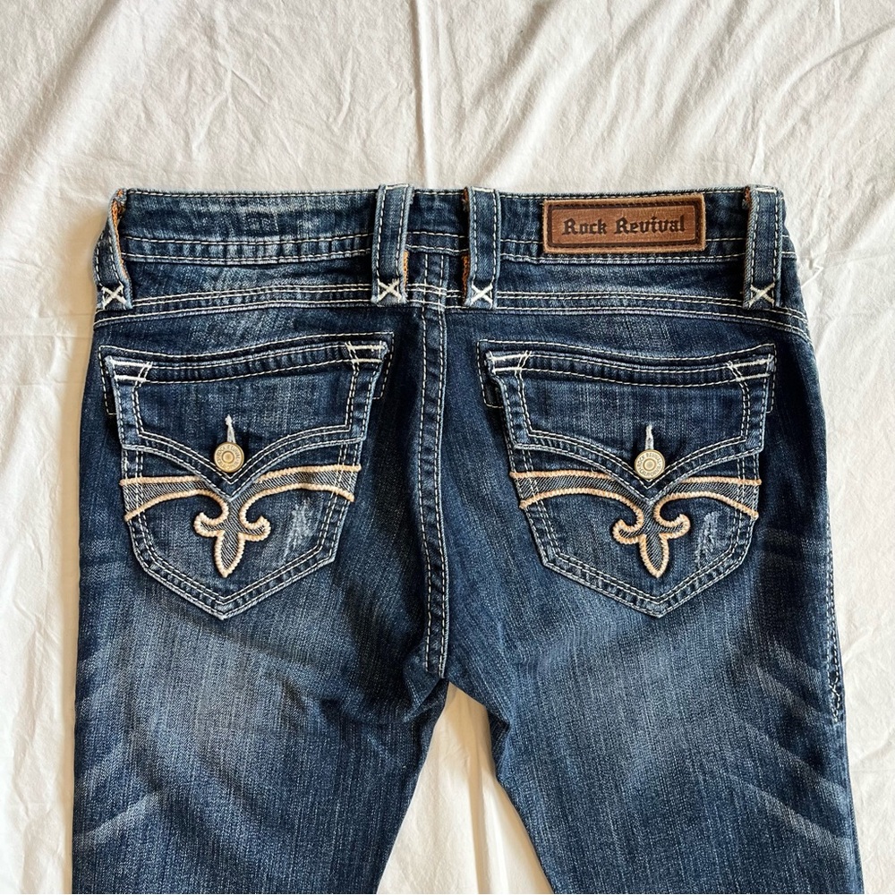 Rock Revival Stephan Boot Cut Jeans, Sz 29 x 33